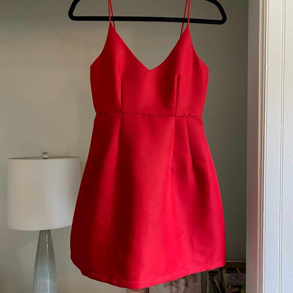 Akira Chicago Black Label Red Dress SMALL
